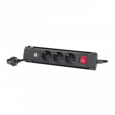 MULTIPRISE MAGNÉTIQUE COMPATIBLE UE GRISE - Blister - Milwaukee | 4932501310