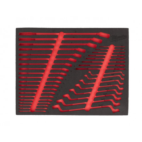 MODULE MOUSSE VIDE POUR JEU D’OUTILS D’ÉCLAIRAGE, DE COUPE, DE MESURE ET DE CLÉS DE 14 PCS - Milwaukee | 4932500765