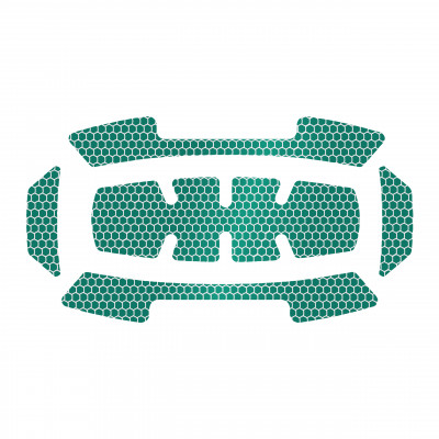 STICKERS réflechissants pour casque de chantier - Milwaukee | 4932499121