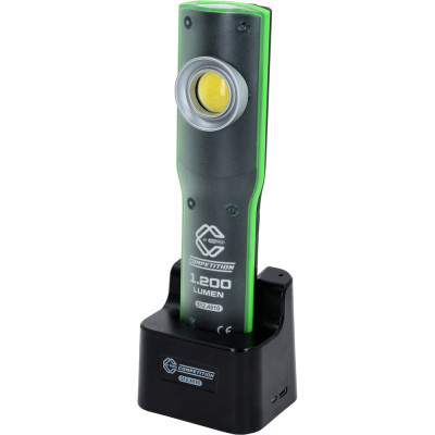 Lampe de travail COMPETITION à LED, à variateur de lumière, 1200 lumens, avec chargeur - KSTools | 512.4510