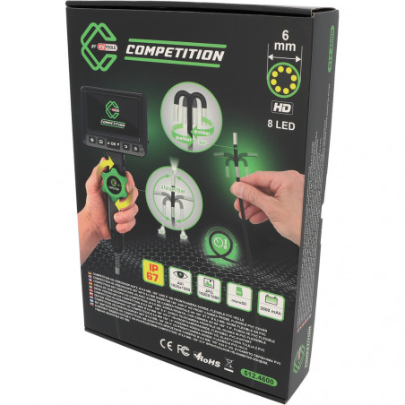 Vidéoscope COMPETITION HD avec sonde de caméra frontale flexible 180° et 0° Ø 6,0 mm - KSTools | 512.4600