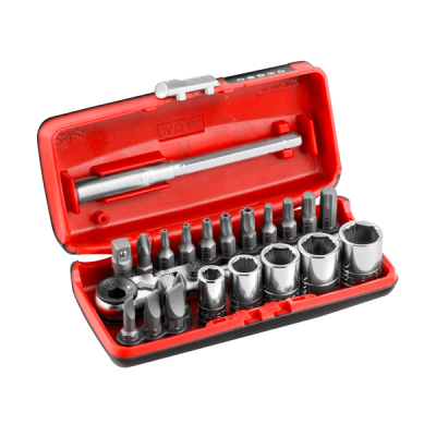 Composition serrage/vissage 1/4'' OGVGrip avec cliquet compact flex - FACOM | R1PICOGRPPB