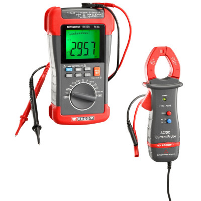 Composition multimètre auto + Pince ampèremétrique - FACOM | 714A-1PF