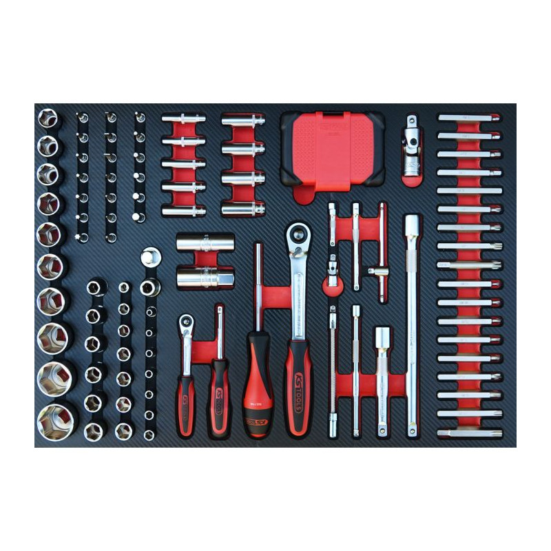 SERVANTE 7 TIROIRS - EDITION LIMITEE 2026 - ÉQUIPÉE DE 208 OUTILS KSTools | 826.7206F