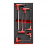 Module mousse de 6 clés en P - 6 pans - OGV® GRIP - FACOM | MODM.84HGRP