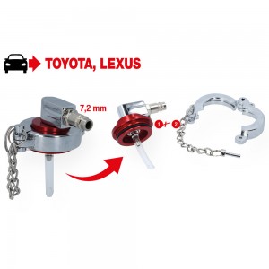 Adaptateur universel de manchon de purge pour Toyota et Lexus - KSTools | 160.0719