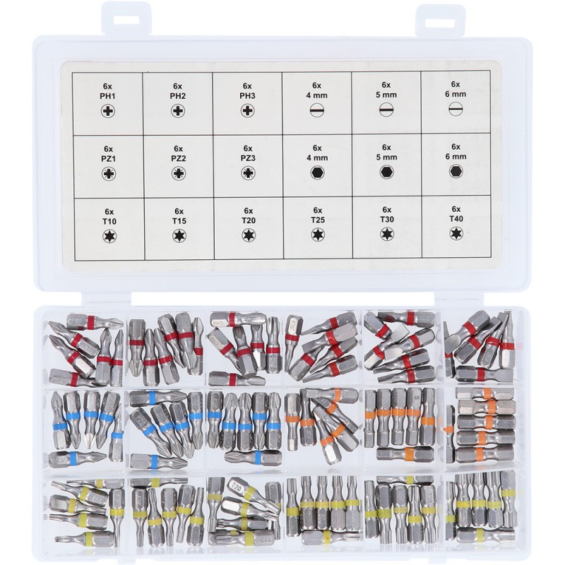 Assortiment d’embouts TORSIONpower, 108 pcs - KSTools | 918.3108