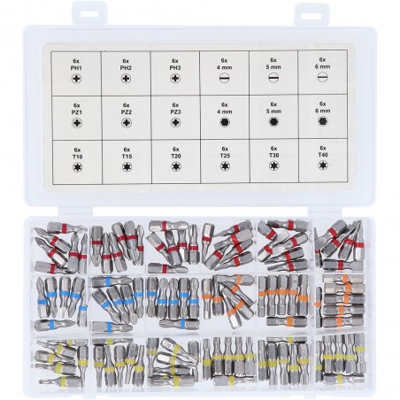 Assortiment d’embouts TORSIONpower, 108 pcs - KSTools | 918.3108
