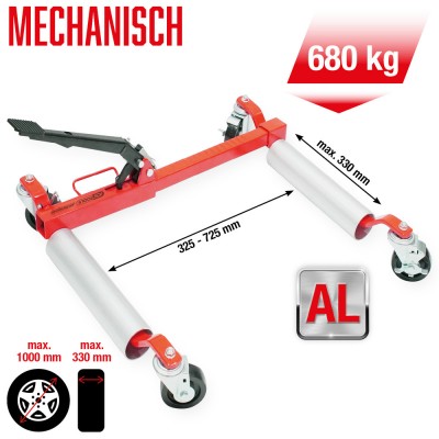 Chariot de manutention mécanique Performance , 680 kg, largeur max. des pneus 330 mm - KSTools | 160.1210