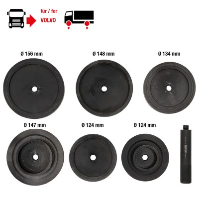 Jeu d’outils pour le montage de bagues d’étanchéité pour Volvo, 7 pcs - KSTools | 460.4050