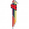 Jeu de clés TORX coudées à têtes sphériques, très longues, 9 pcs. - KSTools | 151.5210