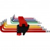 Jeu de clés TORX coudées à têtes sphériques, très longues, 9 pcs. - KSTools | 151.5210