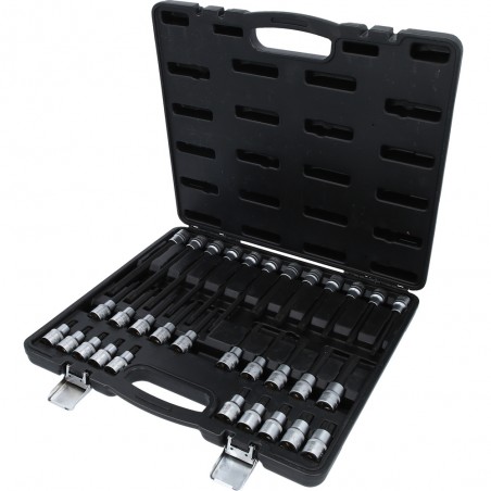 Jeu de douilles à embout 1/2''  pour vis TORX®, 32 pcs - KSTools | 911.4550