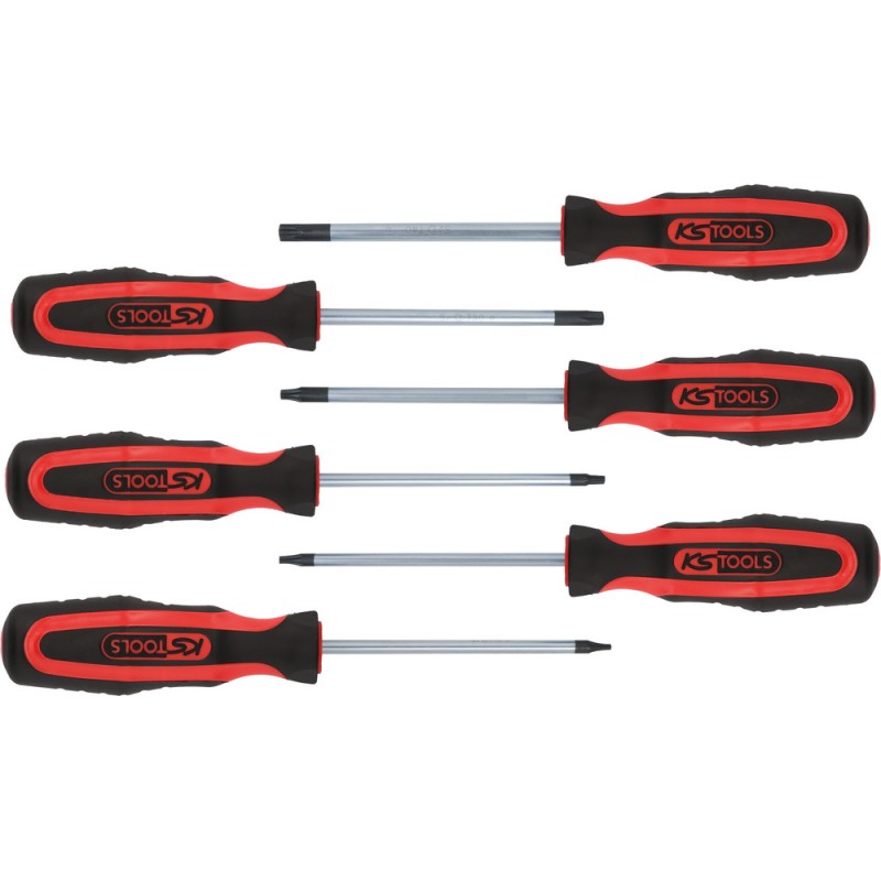 Jeu de tournevis ERGOTORQUEplus, 6 pcs., TORX - KSTools | 159.0030