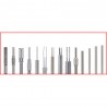 Jeu d'extracteurs de cosses pour PL, 14 pcs - KSTools | 150.1215
