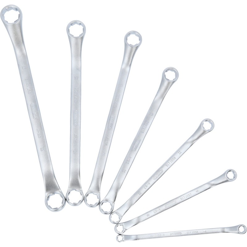Jeux de clés polygonales RESCUEpower, coudée 7 pcs 6-19 mm - KSTools | 517.1555