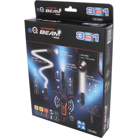Lampe de chantier 3en1 eQi UltimateBEAM - KSTools | 150.4600