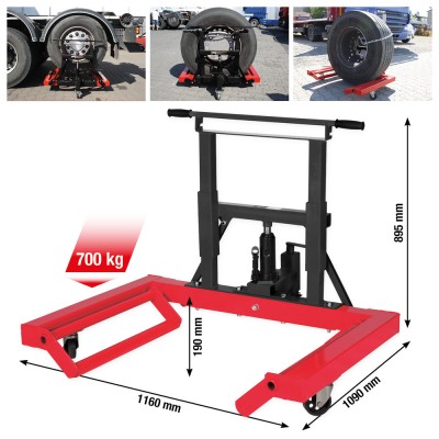 Lève-roue hydraulique Performance, 700 kg - KSTools | 160.1200