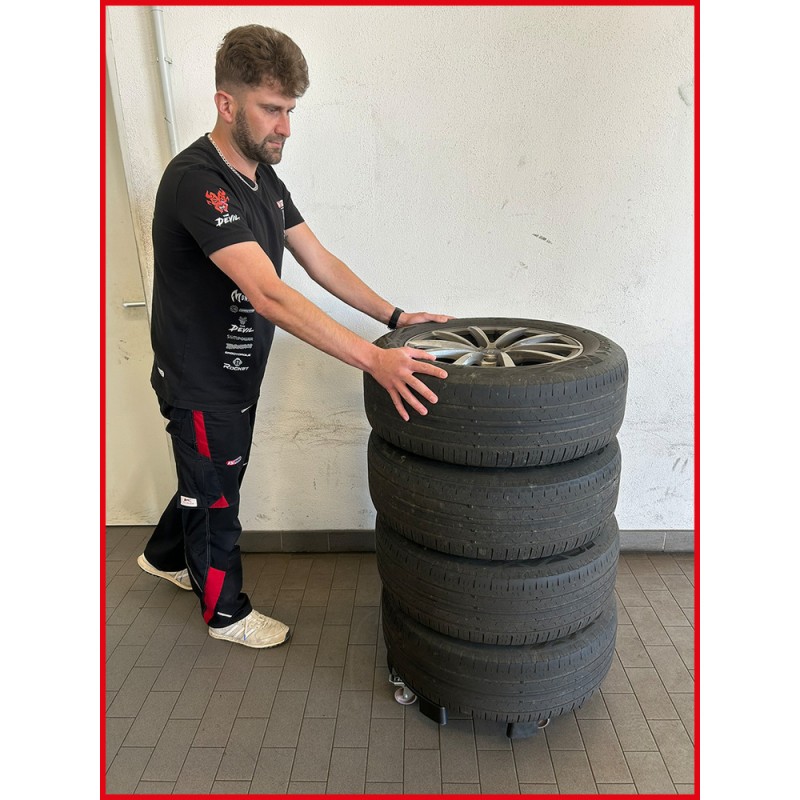 Manipulateur de jantes et pneus, force 250 kg, Ø 800 mm - KSTools | 160.0680