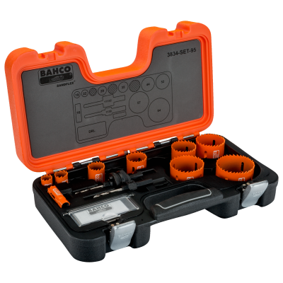 Coffret Trépans 13PCS 16-64 - Bahco | 3834-SET-95