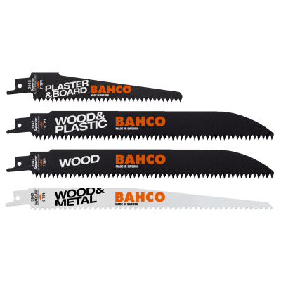 Jeu de lames scie sabre bois - Bahco | 3942-WOOD-SET-5P