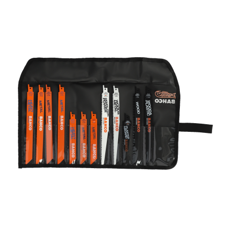 Jeu lames de scie sabre bois e - Bahco | 3940-MIX-SET-12P