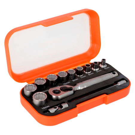 Set 13PCS douilles 1/4 - Bahco | S13MC10.5