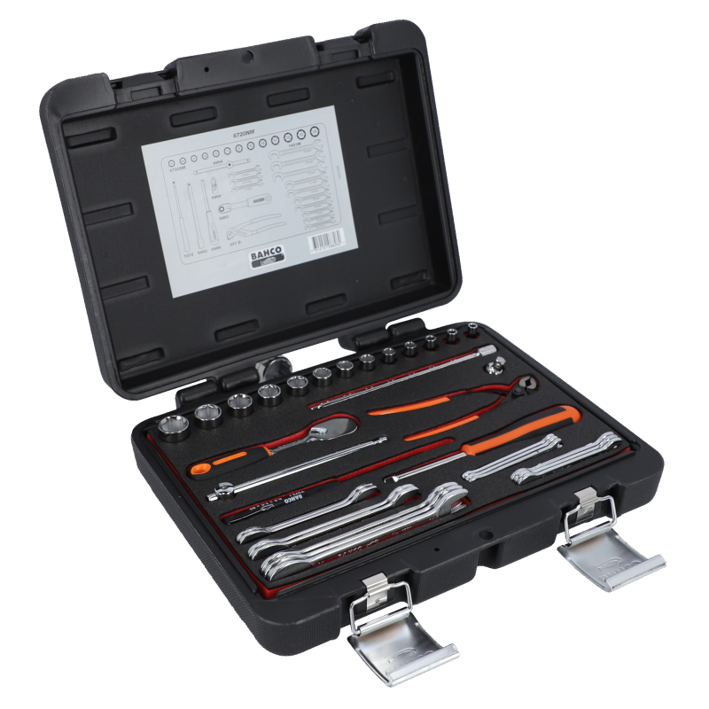Jeu douilles+accessoires 1/4 - Bahco | 6720NM
