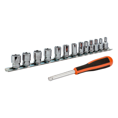 Jeu douilles+accessoires 1/4 - Bahco | 6729SM