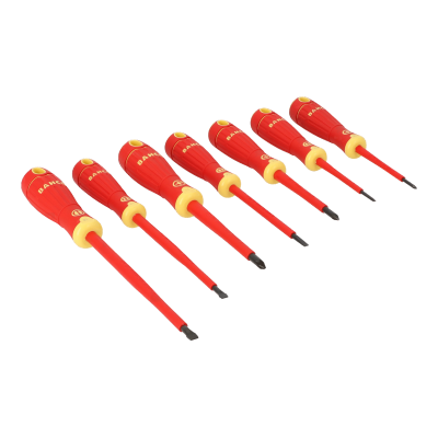 Set 7 Tournevis isolés à fente/PZ - Bahco | B220.017