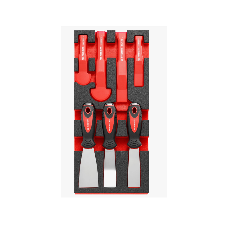 Composition en module mousse 1/3, Grattoirs Facom | MODM.2PL