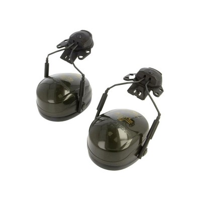 Coquille anti-bruit 3M™ PELTOR™ Optime™ II verte avec attaches P3E - 3M | 7000107763