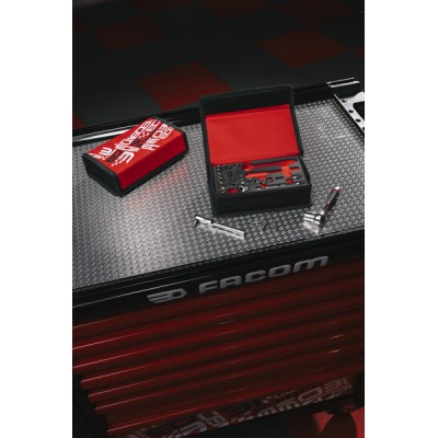 Composition de 39 OUTILS R.161 OGVGRIP EN COFFRET TEXTILE édition limitée EO31 - Facom | R.161GRP-EO31