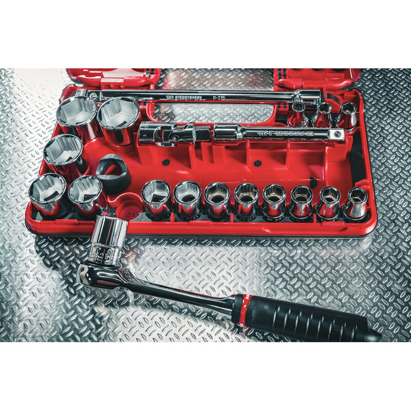 Pack édition limitée OGV GRIP (Jeu de 8 clés mixtes + coffret DBOX 1/2 21 pcs + Alpine miniature) FACOM | S.GRP-EA25