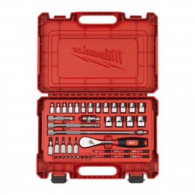 Set de douilles et cliquet 3/8" 44 pcs Milwaukee | 4932498333