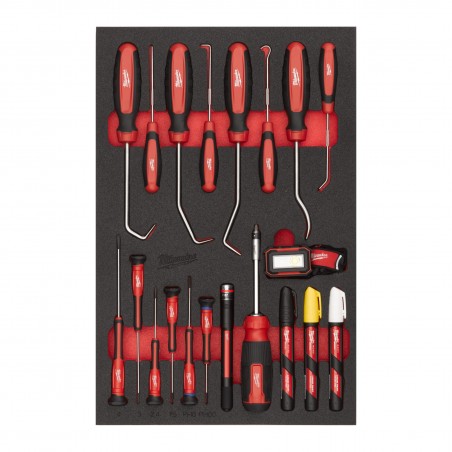 Module servante précision et réseau électrique 46 pcs Milwaukee | 4932502083