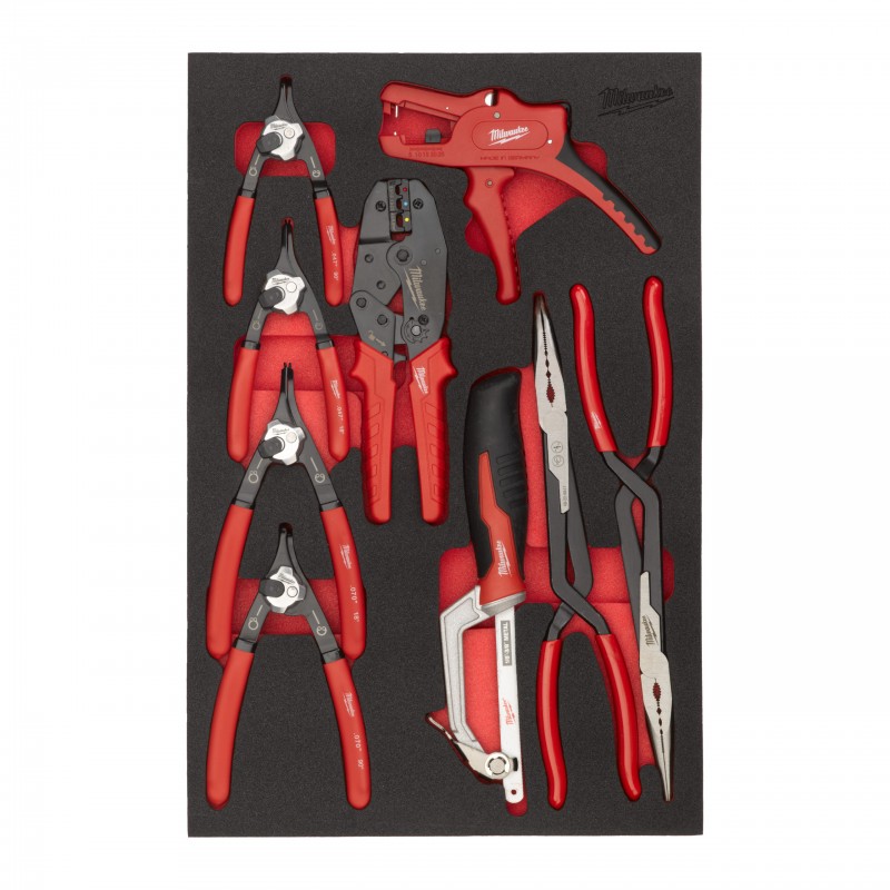 Module servante pince, dénudeur et scie à métaux 9 pcs Milwaukee | 4932502085