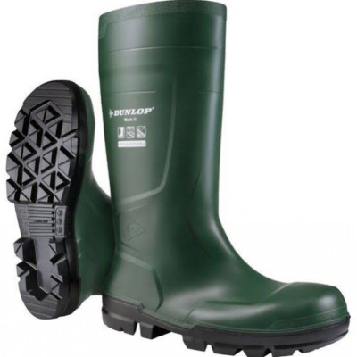Bottes de sécurité PVC vert - WORK IT SR - semelle PVC - Dunlop | 9DWKT80