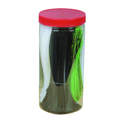 Assortiment de 450 colliers Nylon - boite PVC - Sodise | 17184
