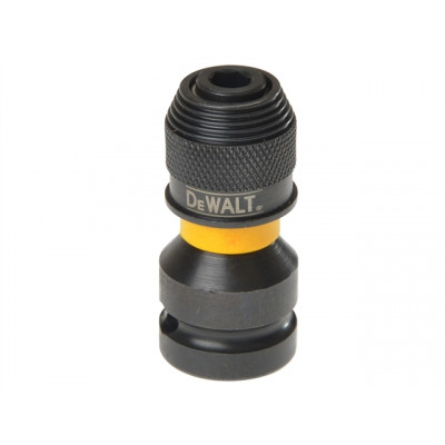 Adaptateur pour transformer boulonneuse à chocs en visseuses à chocs - 1/2" vers 1/4" - Dewalt | DT7512