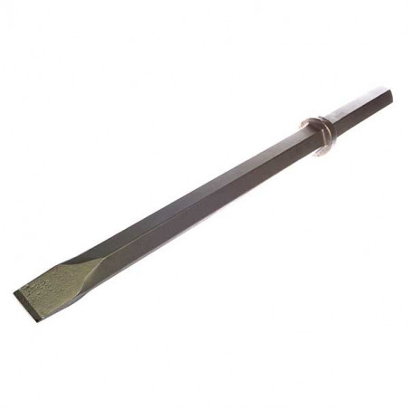 Burin Plat Makita 30mm - Hexagonal, Trempé - Pour Marteaux Perforateurs